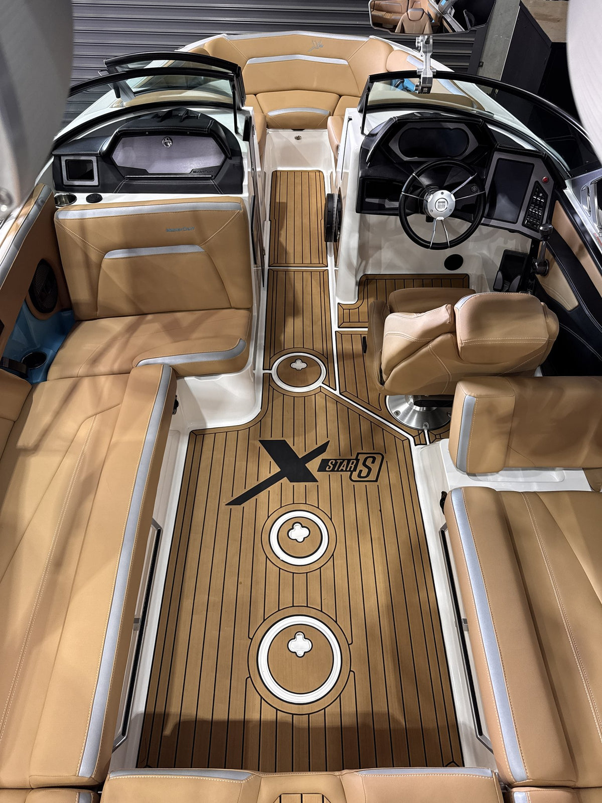 2023 MasterCraft X Star S pre-owned, overhead cockpit with X Star S flooring