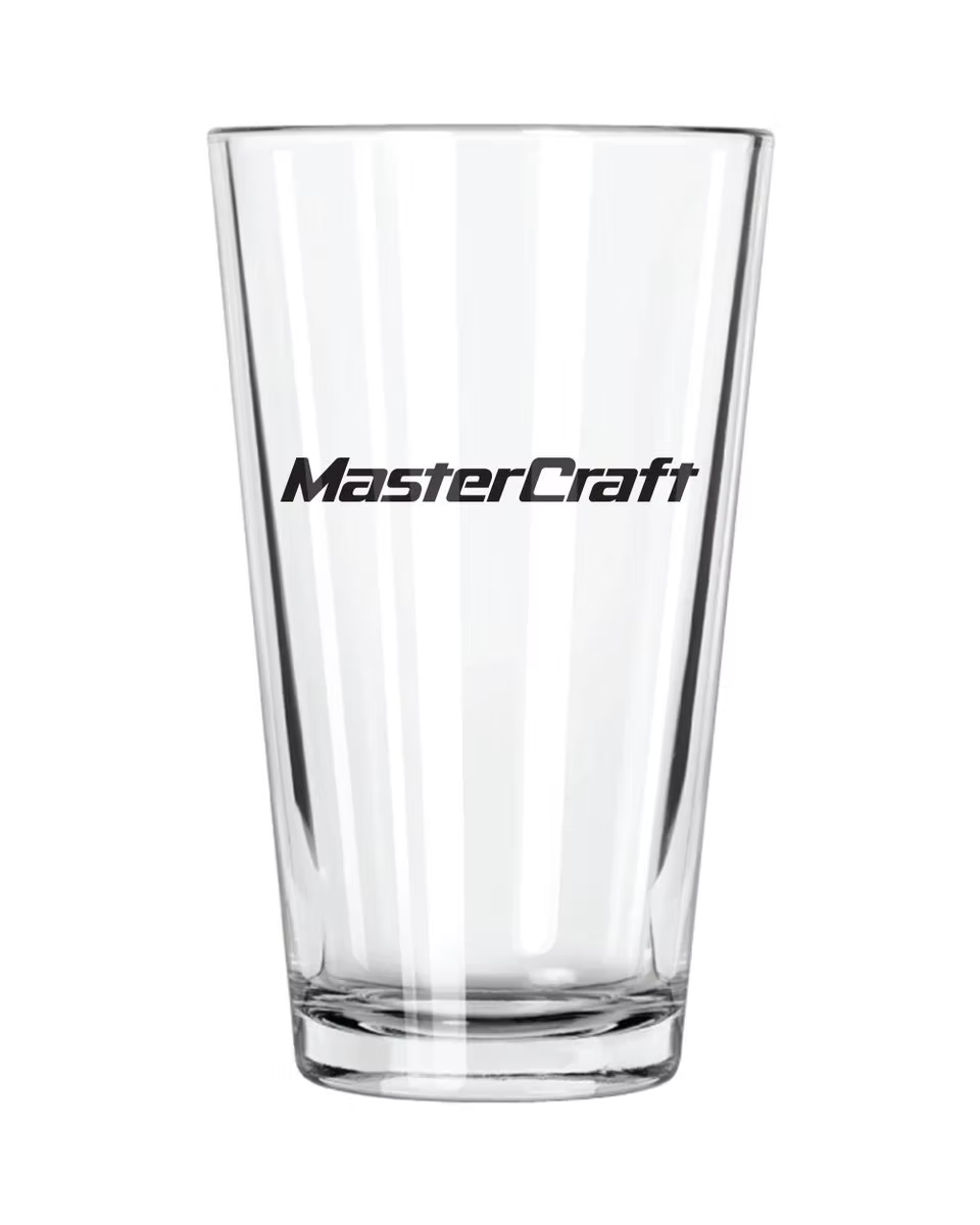 MasterCraft Classic Logo Pub Glass
