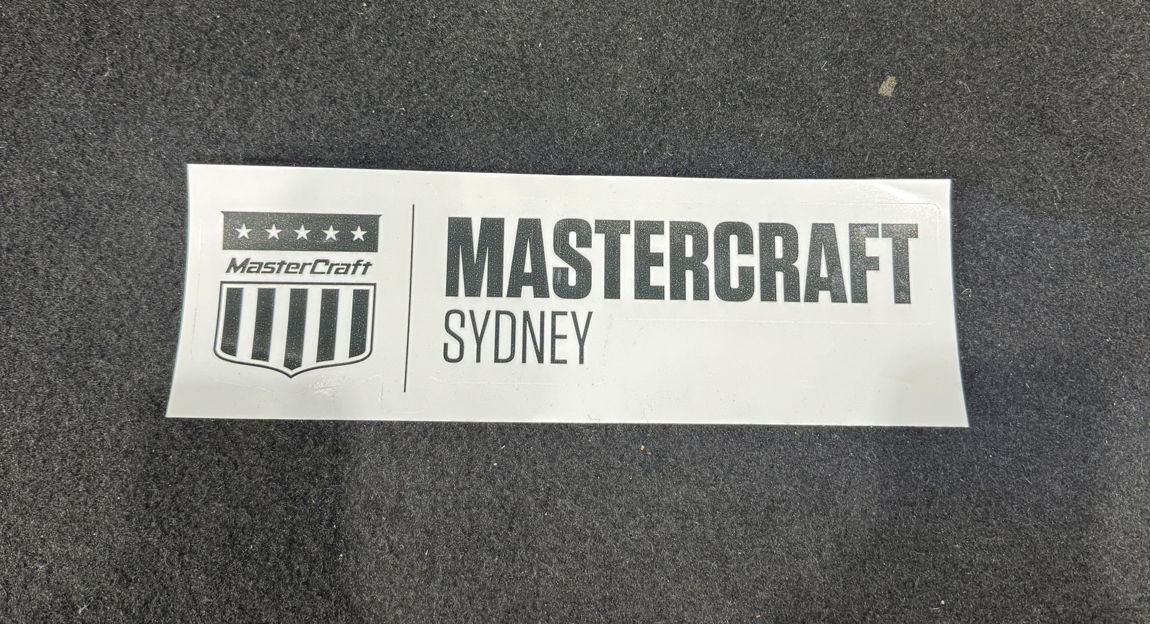 MasterCraft Sydney Large Sticker 1