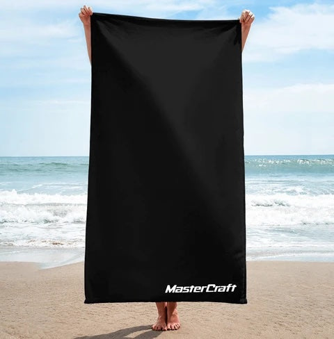Large MasterCraft Black Towel